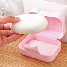 Set portasapone da viaggio - perfetto come regalo, da viaggio, rosa