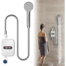 Scaldabagno elettrico istantaneo per doccia, scaldabagno elettrico senza serbatoio, rubinetto per acqua