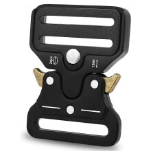 2 sets riemgespen 1-1/2 inch metalen gespclips voor hondenhalsband, harnas, rugzak, bagage, gespriem,