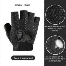 Gym Fitness Handschoenen Power Gewichtheffen Dames Heren Fiets Handschoenen Halve Vinger Handbescherming