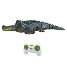 Coccodrillo telecomandato, coccodrillo durevole, giocattolo animale RC, barche da corsa RC ricaricabili,