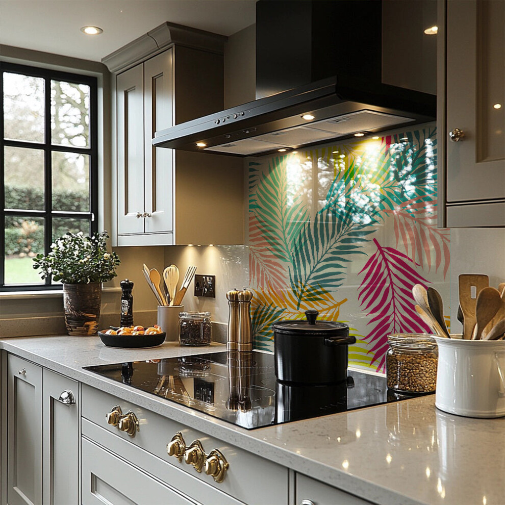 multi coloured tropical leaves splash back-image-OPC-PHHZWZB-NEW