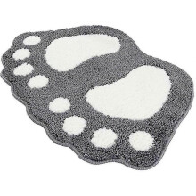 Bathroom Rug Door Doormat Bath Mat - Cute Paw Feet Toilet Bath Shower Non-slip Mat Water Absorbent Quick Drying Washable Durable - 40 Cm X 60 C