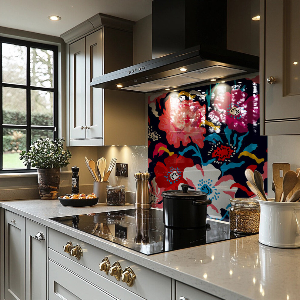 bright flowers on dark splash back-image-OPC-PHHZYMP-NEW