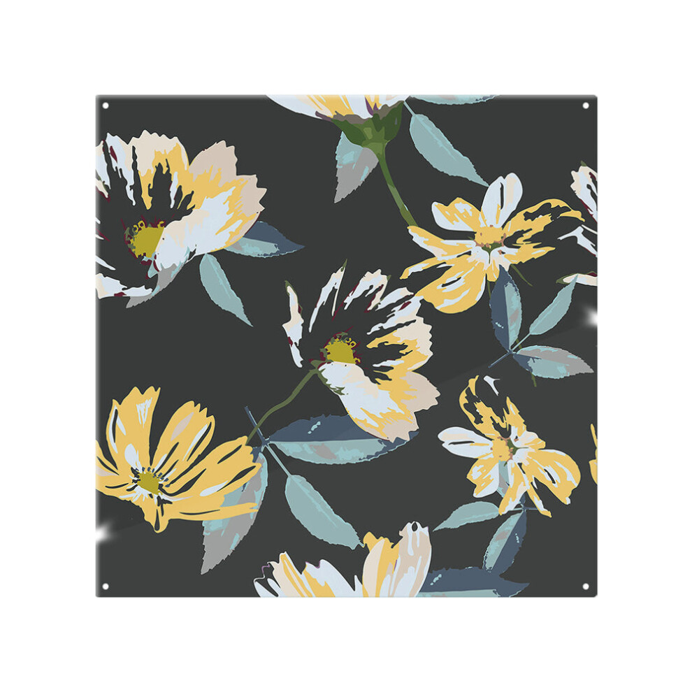 yellow flowers on green splash back-image-OPC-PHHZZRW-NEW
