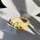 Modische Blindbox mit offenem Ring und Sternenhimmel 5
