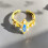 Modische Blindbox mit offenem Ring und Sternenhimmel 6