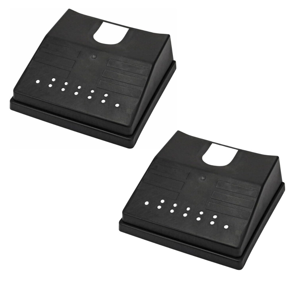(2) Garden Mile Plastic Drain Cover Durable Drain Covers To Stop Leaves Branches Debris Outdoor Grid Covers For Outside Drains Prevents Blockages