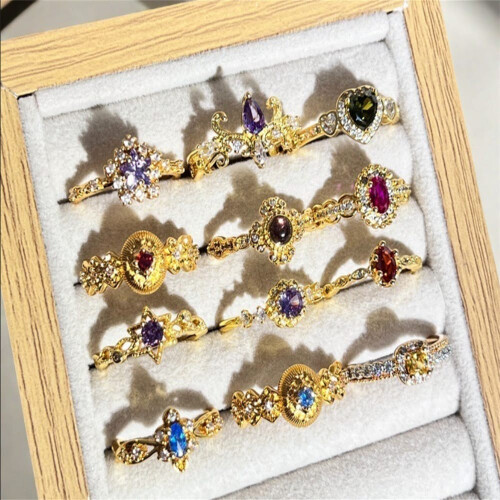 Modische Blindbox mit offenem Ring und Sternenhimmel 1
