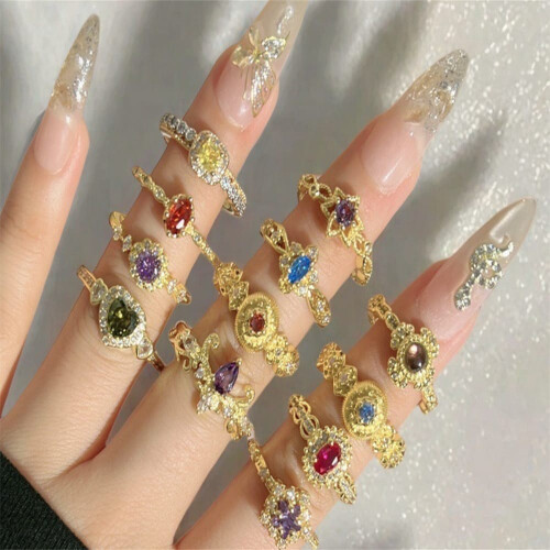 Modische Blindbox mit offenem Ring und Sternenhimmel 2