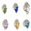 Modische, farbige Glasring-Blindbox 1