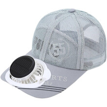 Summer Solar Charging Fan Cap Outdoor Sports Mesh Baseball Cap (4-8 Hours)