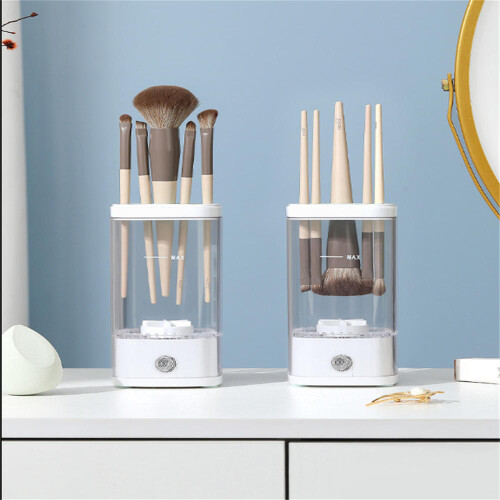 Κουτί αποθήκευσης βούρτσας μακιγιάζ Automatic Cleaner Electric Cleaning Machine Brush Storage Box 2