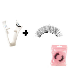 Nicht klebende, vier magnetische Saugnäpfe. Falsche Wimpern können wiederverwendet werden. Wasserdicht und langlebig.