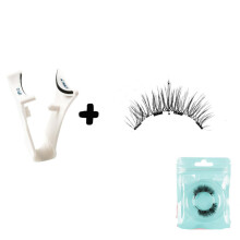 Nicht klebende, vier magnetische Saugnäpfe. Falsche Wimpern können wiederverwendet werden. Wasserdicht und langlebig.