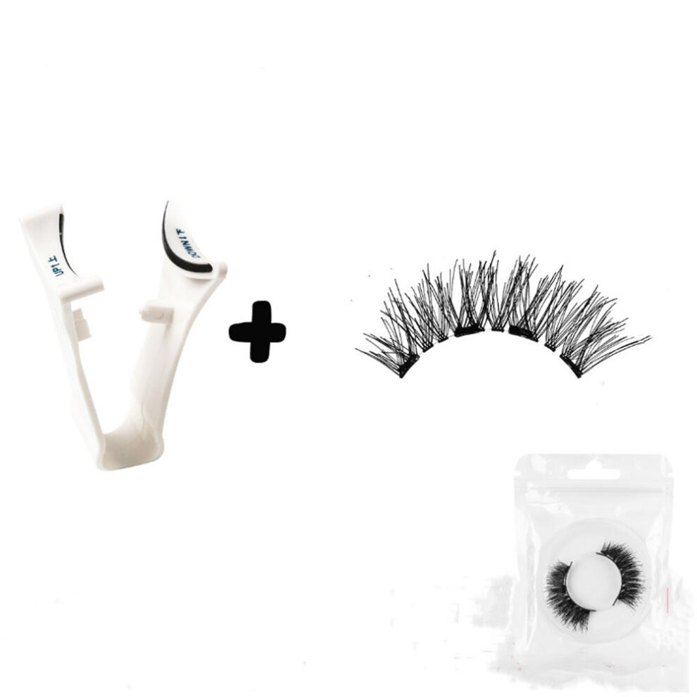 Xske Tec Non Adhesive Four Magnetic Suction False Eyelashes Can Be Reused Waterproof And Durable