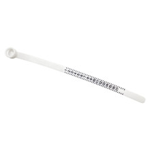 Ring With Magnifying Glass Measuring Strip  Finger Size Measuring Tape（US Size White）