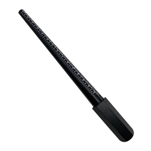 Hexagonal Handle Plastic Ring Ruler Ring Rod Finger Size Measuring Device