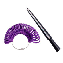 Plastic Ruler  Ring Stick  Ring Ring Ring  Ring Size Measurement Set Tool (Plastic Size Stick+US Size Plastic Ring)
