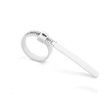 Ring Measuring Tape  Ring Ring Ring  Pu Ring Measuring Tape  Size Filter（UK Size White）