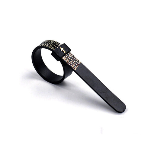 Ring Measuring Tape  Ring Ring Ring  Pu Ring Measuring Tape  Size Filter（CU Size Black）