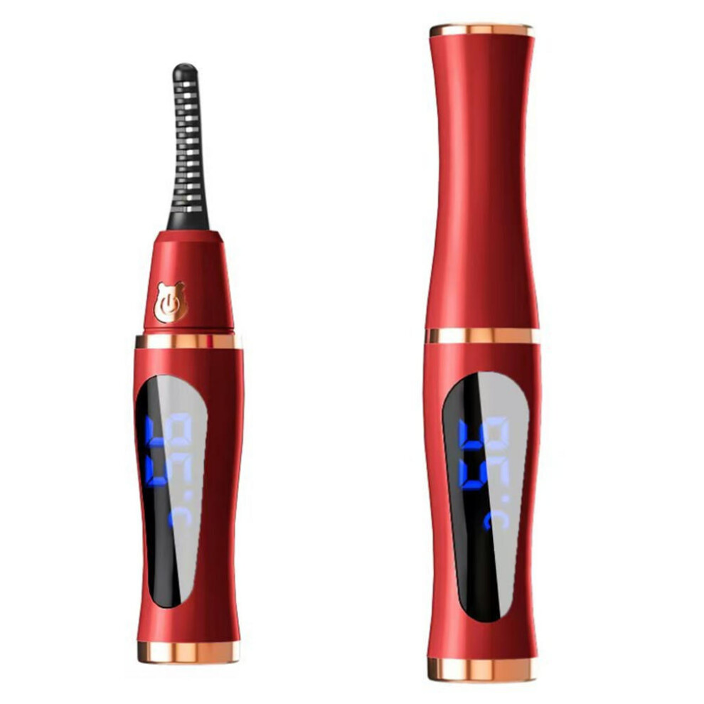 Xske Tec Red/Pink () New 8-Second Electric Heating Eyelash Curler Eyelash Styling Deviceï¼Pinkï¼