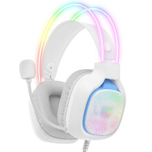 ONIKUMA X22 USB + 3.5mm Colorful Light Wired Gaming Headset with Mic