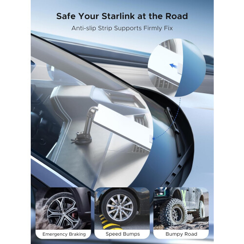 Mini Car Mount for Dashboard, Mounting Kit, [High Strength Suction Base, Angle-Adjustable, Easy Install] Car Suction Cup Mount for Stable Setup While 2