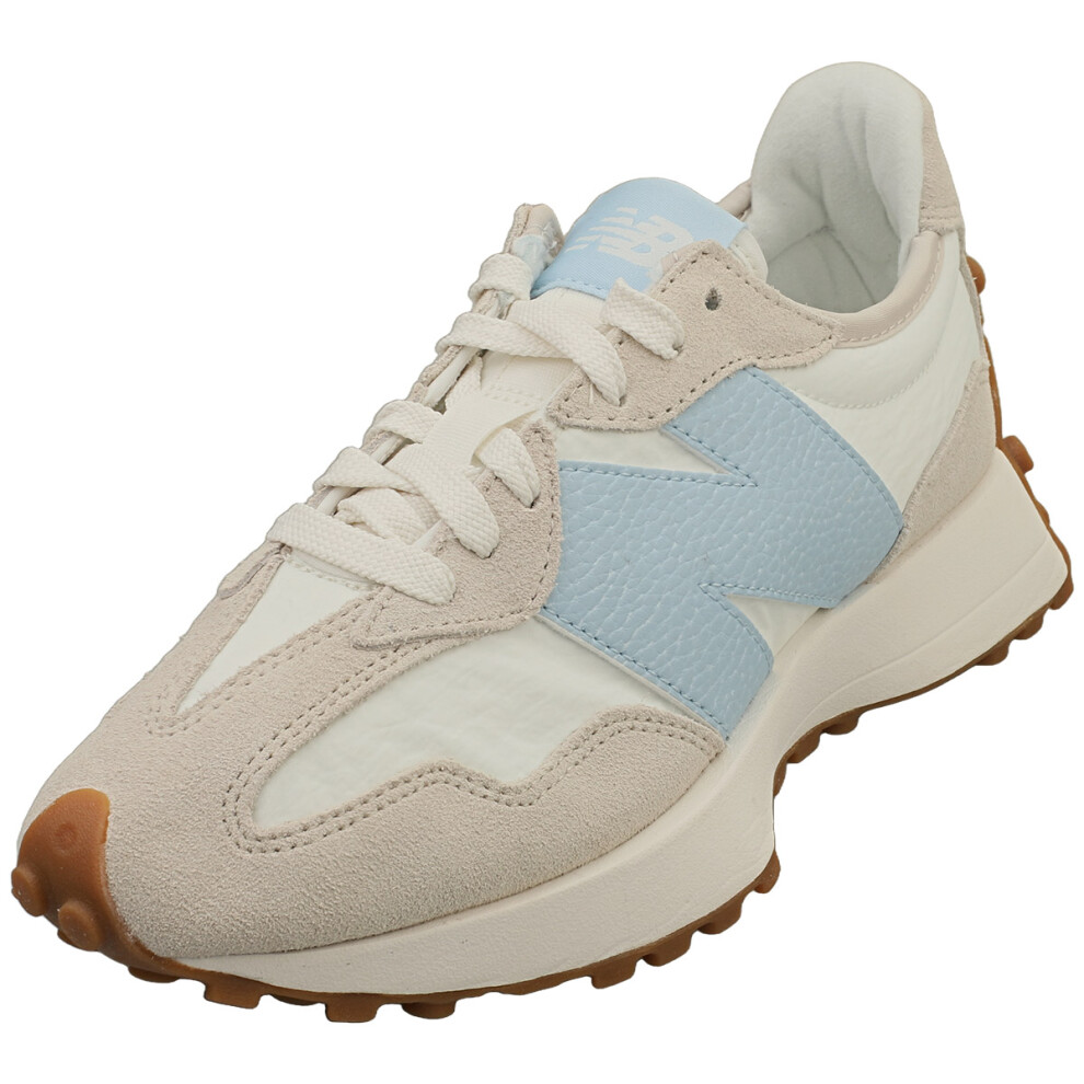 (4) New Balance 327 Womens Fashion Trainers in Timberwolf Blue
