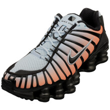 (8) Nike Shox Tl Womens Fashion Trainers in Blue Black Orange