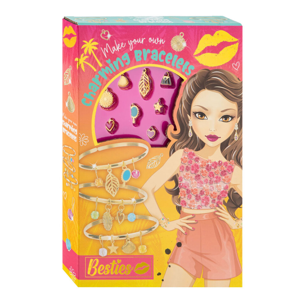 Totum Gold Besties Charming Bracelets Jewellery Set