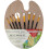 Wooden palette with 4 flat and 4 round brushes 1