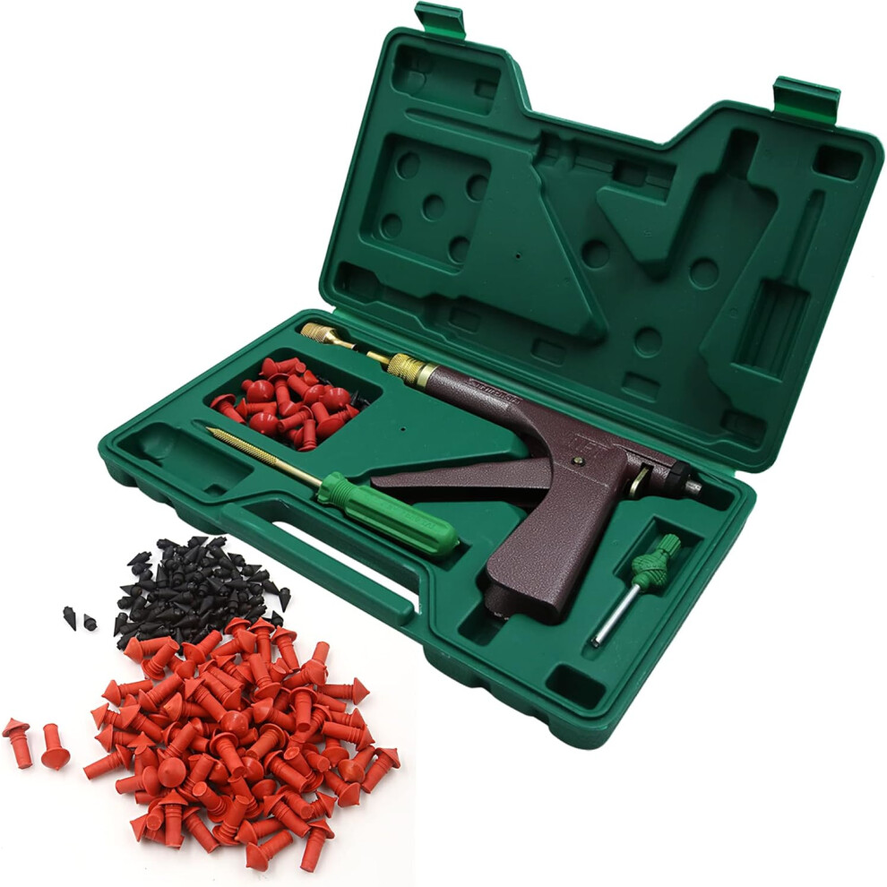 Mushroom Shaped Tire Repair Insert Plugs Car Wheel Vacuum Tyre Repair Tool Kit (170pcs)-image-OPC-PHJ255F-NEW