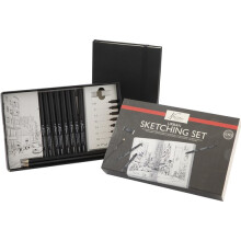 Urban sketch set 12pcs in box size 22.5x14.5cm