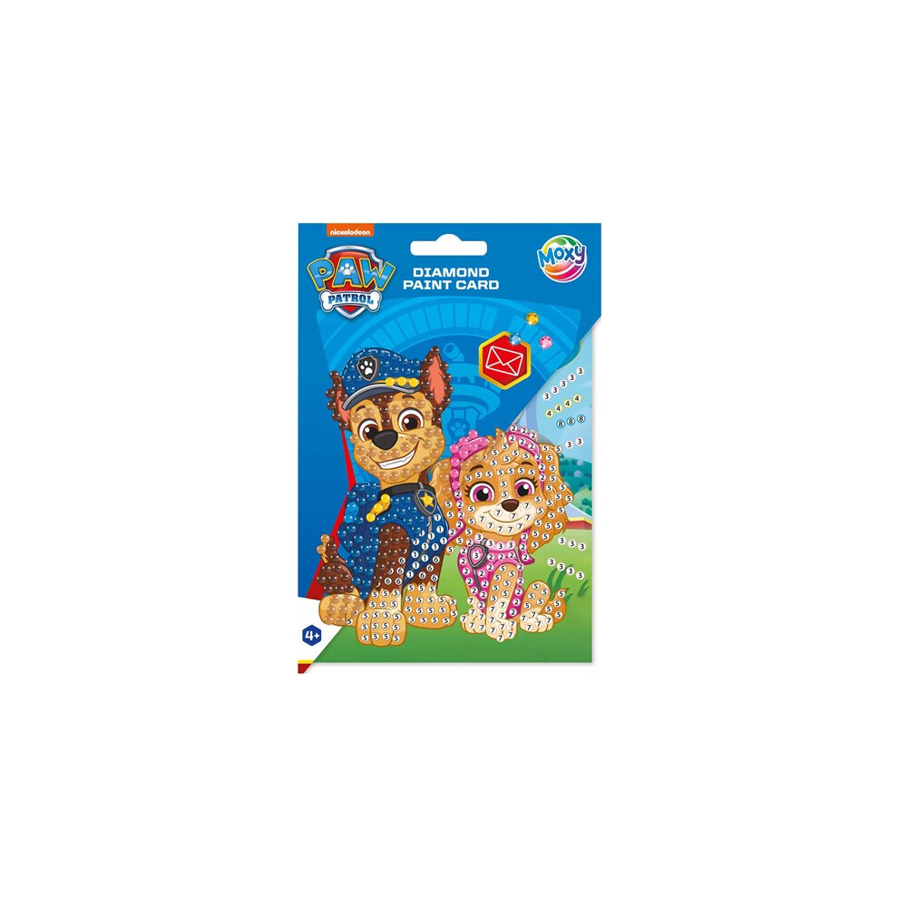Totum Paw Patrol Diamond Painting Card And Envelope