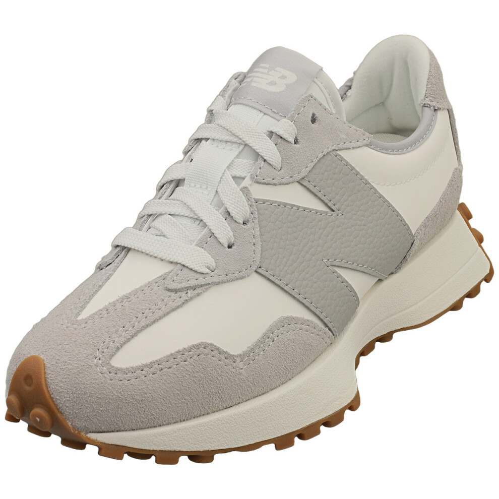 (5) New Balance 327 Womens Fashion Trainers in Grey White