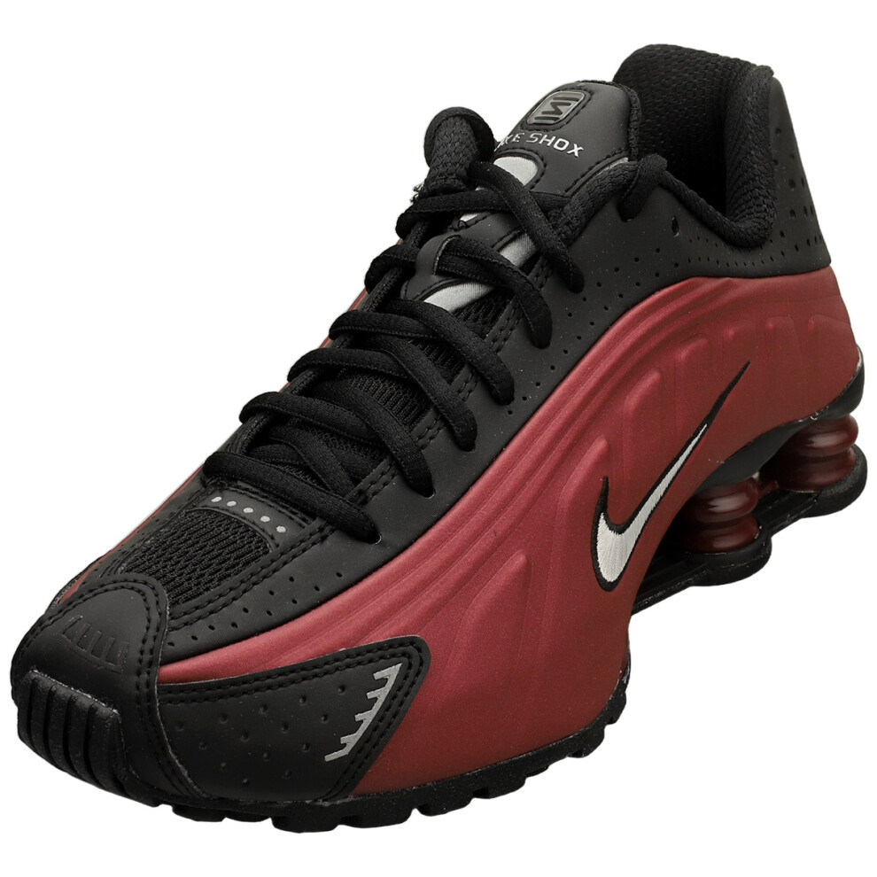 Nike (4) Shox R4 Womens Fashion Trainers In Black Red