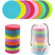 81 Pcs Carpet Dots Spot Carpet Spots Markers for Classroom, Carpet Circles Dots Markers Spots Circle Spots for Kids, 9 Colors