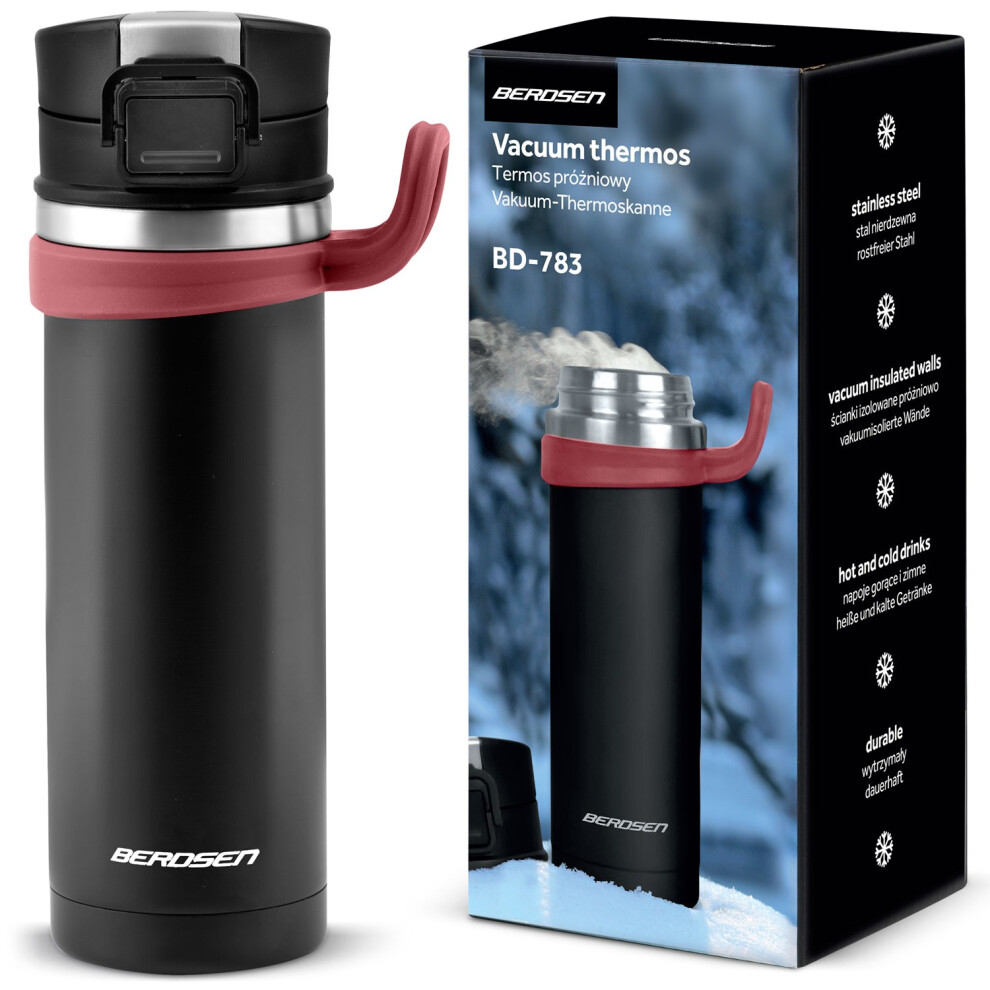 Vacuum thermos 450 ml BD-783 black