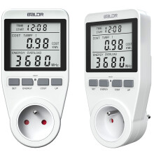 Wattmètre monophasé Baldr BD-990 blanc