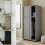 URBN Living (Grey with White Doors) 180cm 4 Sliding Doors Wardrobe Bedroom Storage Closet Hanging Rail Cupboard Unit 1