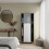 URBN Living (Grey with White Doors) 180cm 4 Sliding Doors Wardrobe Bedroom Storage Closet Hanging Rail Cupboard Unit 6