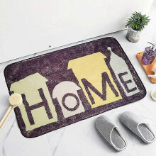 Bath Mat Non Slip Absorbent Shower Bathroom Rug Carpet Imitation Cashmere No.22