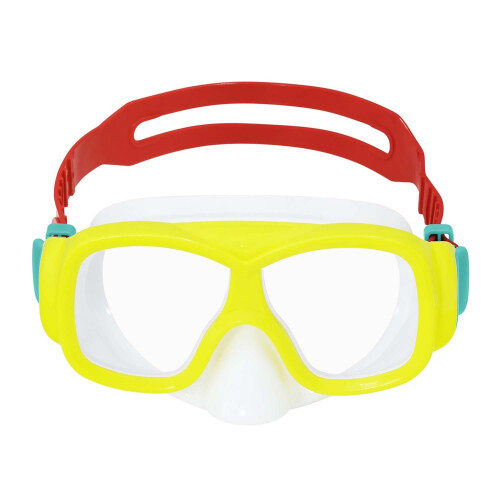 Maschera da nuoto Bestway 22039 gialla e rossa 2