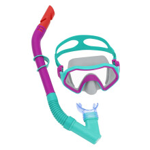 Juego de snorkel Bestway 24025 morado y turquesa