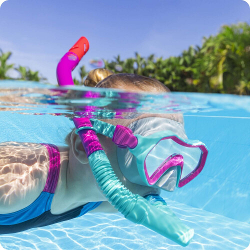 Set da snorkeling Bestway 24025 viola e turchese 1