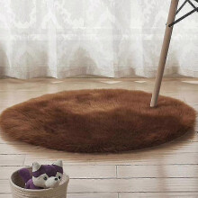 Circle Round Shaggy Rug Living Room Bedroom Carpet Floor Fluffy Mat
