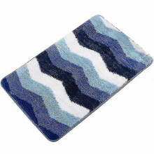 Bath Mats Rugs Flocking Absorbent Bathroom Bedroom Non-slip Mat 60*90cm Style 2