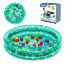 Piscine gonflable pour enfants avec balles 91x20cm Bestway 51141