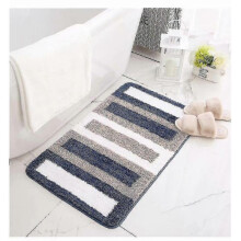 Bath Mats Rugs Bathroom Toilet Bathtub Absorbent Non-slip Foot Mat 50*80cm Blue